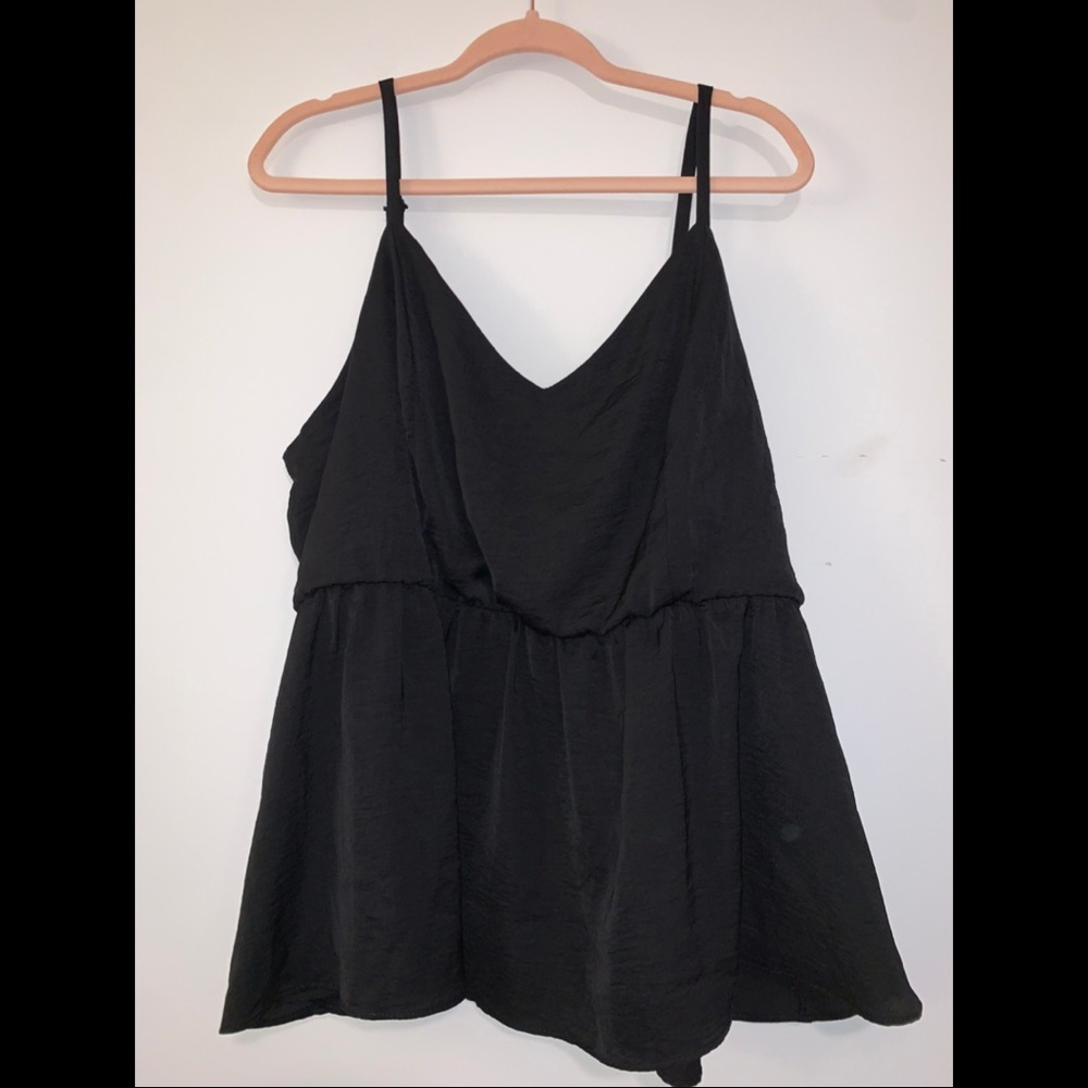 Torrid Black Babydoll Top - Size 3.